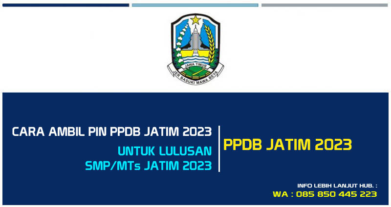 CARA AMBIL PIN JATIM 2023