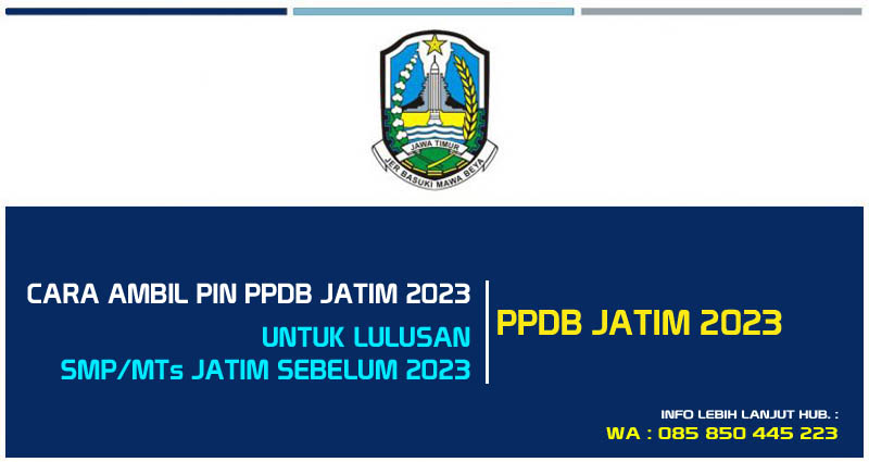 CARA AMBIL PIN JATIM SEBELUM 2023